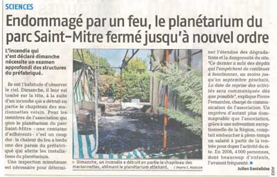 La Provence - 13/8/2008