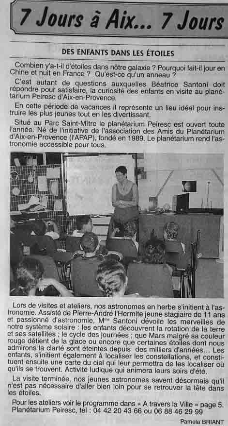 Courrier d'Aix - 7/8/2010
