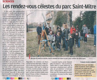 La Provence - 4/3/2012