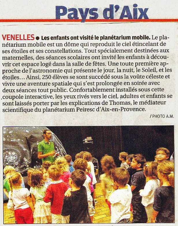 La Provence - 16/10/2014