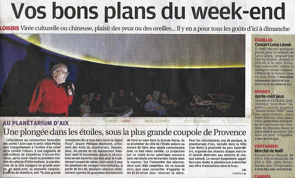 La Provence - 28/11/2014
