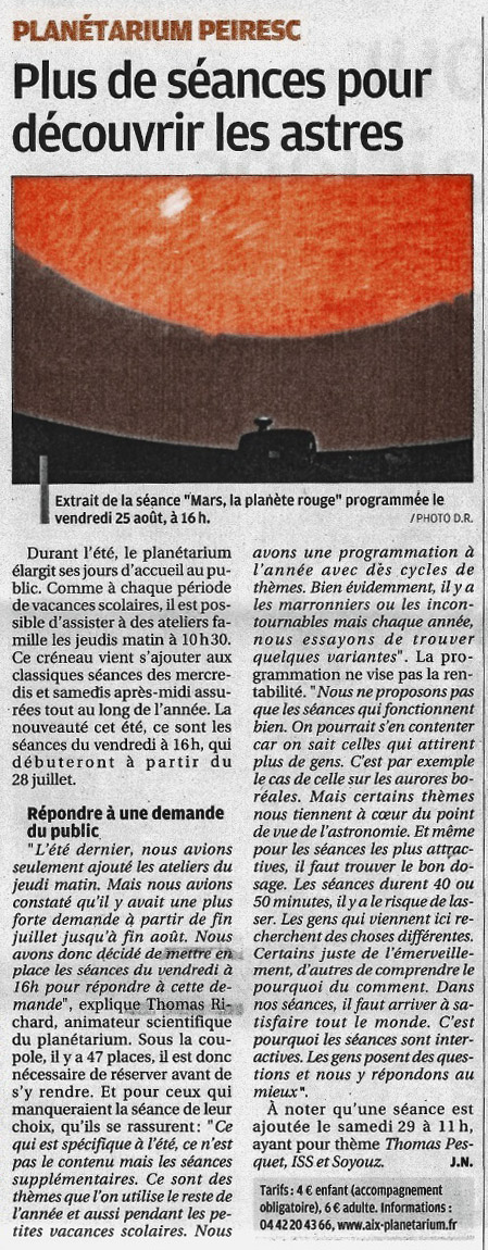 La Provence - 11/07/2017