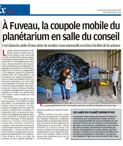 La Provence - 29/11/2019